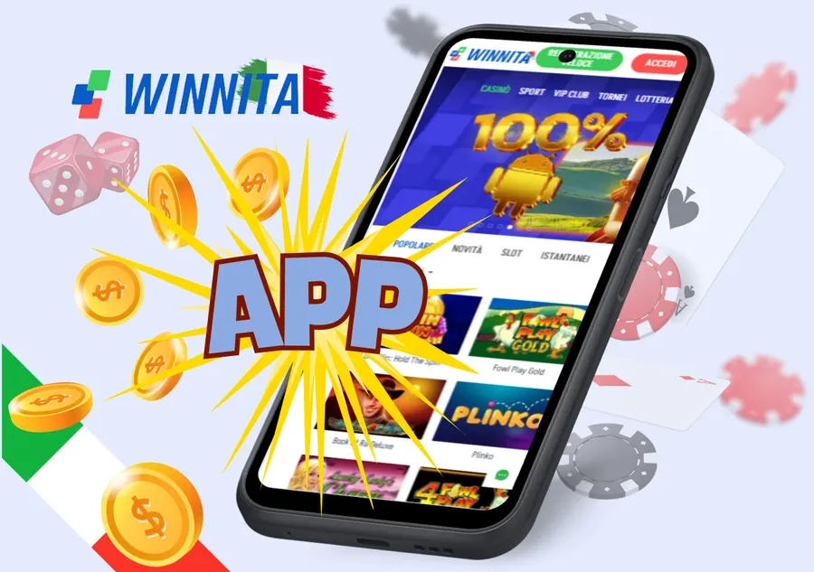 App mobile Winnita per Android e iOS